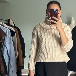 Vintage wool blend turtle neck sweater
